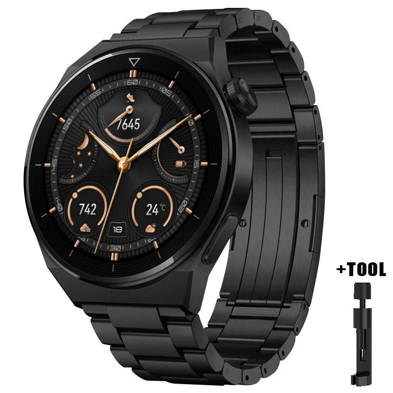 Bracciale in Titanio a Maglie 22mm per Huawei Watch GT 4 46mm 3 pro Ultimate Cinturino per Samsung galaxy 3 45mm Gear S3 Cinturino di Lusso