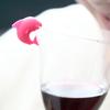 6Pcs Creative Wine Glass Charm Funny Shark Shaped Wine Glass Tag Decor Cup Sign