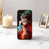 D-Dr S-STONE S-Senku I-Ishigami-DSSI Phone Case Black Silicone Soft For Samsung S25,S24,S21,S22,S23,S30,Ultra,S20,Plus,Fe,Lite