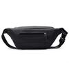 Leather Waist Bag for Men Casual Crossbody Fanny Pack with Adjustable Belt