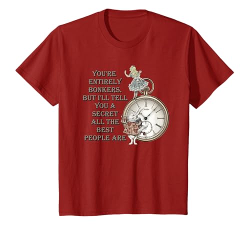 Bonkers Quote Time - Alice in Wonderland T-Shirt