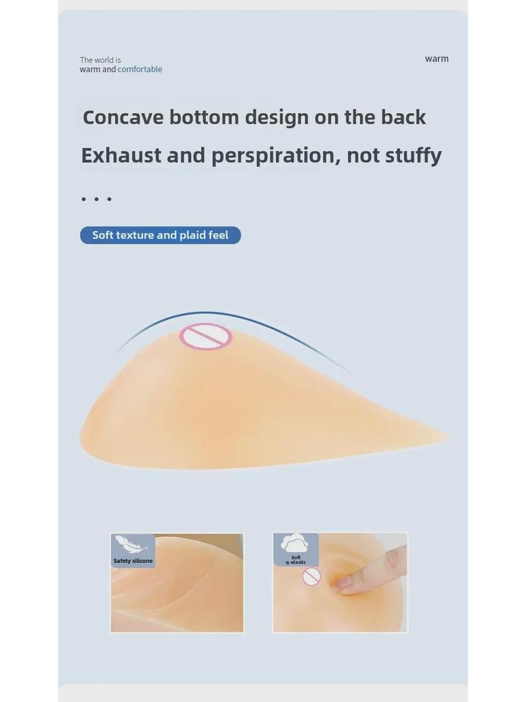 Xinxinmei Realistische Silikon-Brustprothese für männliche Crossdresser