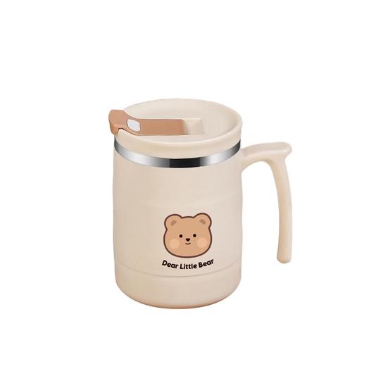 Yousheng 500ML Water Cup Large Capacity Good Sealing Heat Insulation Stainless Steel Highly Pigmented Insulation Coffee Mug Daily Use