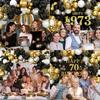159PCS Black and Gold Latex Balloon Set Suitable for Birthday Parties, Weddings, Valentine's Day Parties, and Decoration