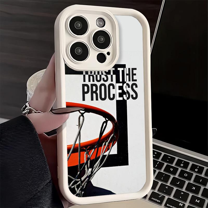 

Phone Case for iPhone 17 Air 16E 15 16 Pro Max Basketball Sports Aesthetics Cover 14 Plus 13 12 Mini Soft Shell Silicone Fundas iPhone 13 Mini