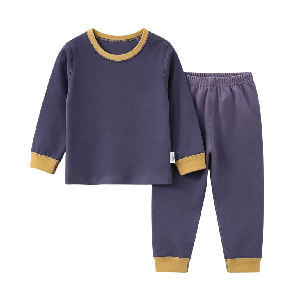 Boys and Girls Cute Printed Pajama Set, 2-Piece Sleepwear and Sportswear Outfit for Lounging and Play