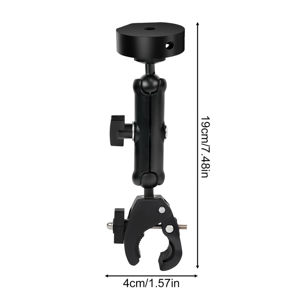 Mini Car Mount Aluminum Alloy Car Accessory Mounting Rv Pipe Adapter for Yacht Van Travel Trailer Caravan Motorhome Marine