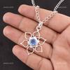 Tanzanite Gemstone 925 Silver Mother Gift Mothers day December Pendant Jewelry PP-18-8
