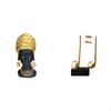 African Woman Music Note Statue Tabletop Ornament Resin Figurine Creative Sculpture Centerpiece for