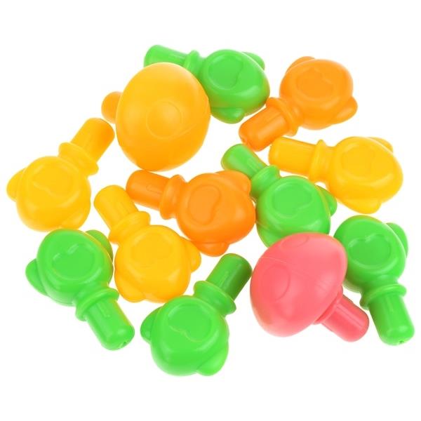 Montessori Educational Sensory Hedgehog Removable Spikes Sorter Blocks - Blue