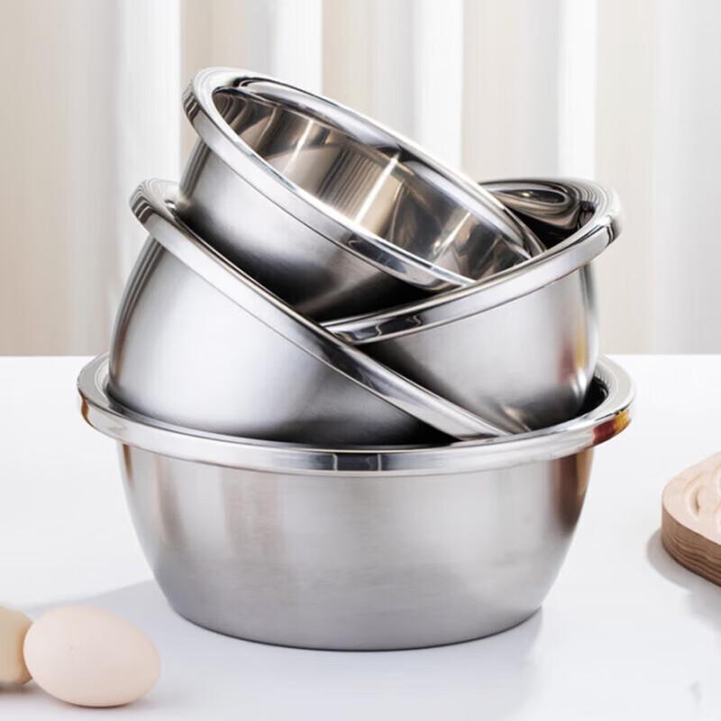 Lucky Carp 4-Piece Stainless Steel Mixing Bowl Set