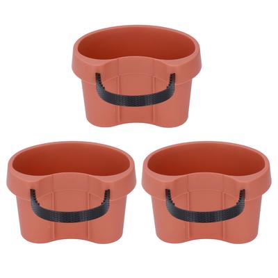 Maceta con Correa Ajustable Tubo de Drenaje de Plástico Contenedor de Flores Maceta para Plántulas Suculentas para