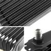 7/10/13/15 Row AN10 10AN Transmission Oil Coolers Kit Universals Engine British Radiator Oil Coolers Aluminium Black