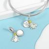 Ahthen Genuine Copper Beads Christmas Tree Charm Fit Snake Chain Bracelets Necklaces For Ladies Jewelry Piece Crafting