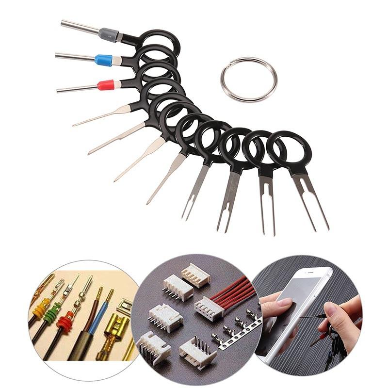 3Pcs/Set  11Pcs/Set Terminal Removal Tools Car Electrical Wiring Crimp Connector Pin Extractor Kit C