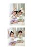 Girls' Air-Conditioned Pajama Set: 7-Point Sleeve & Pants, Ages 2-15, Sizes 80-160cm, Breathable Summer Sleepwear