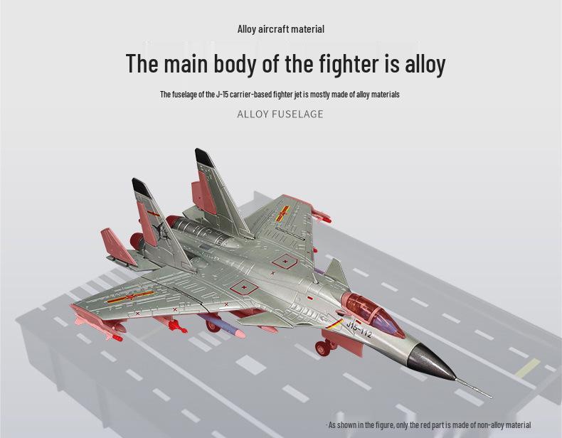 J-15 Carrier-Borne Fighter 1:72 Alloy Model Aircraft