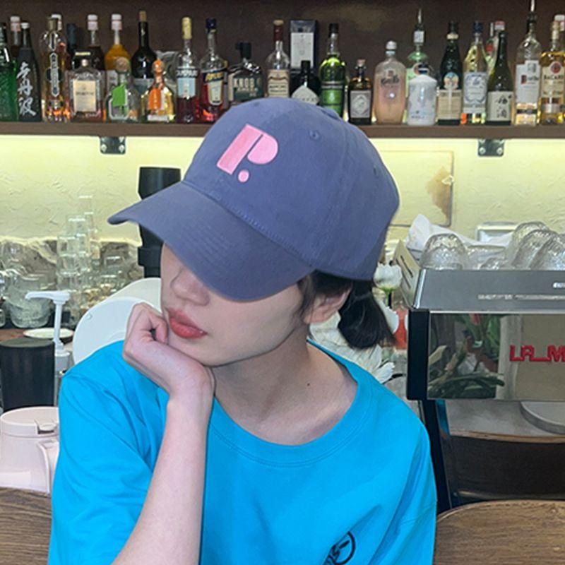 

Baseball Cap Women s Soft Top All-Matching Sun Hat Japanese and Korean Style Embroider Small Face Sun Protection Hat Outdoor Peaked Cap Men C2858 Embroider P-dot baseball cap Gray M(56-58cm)