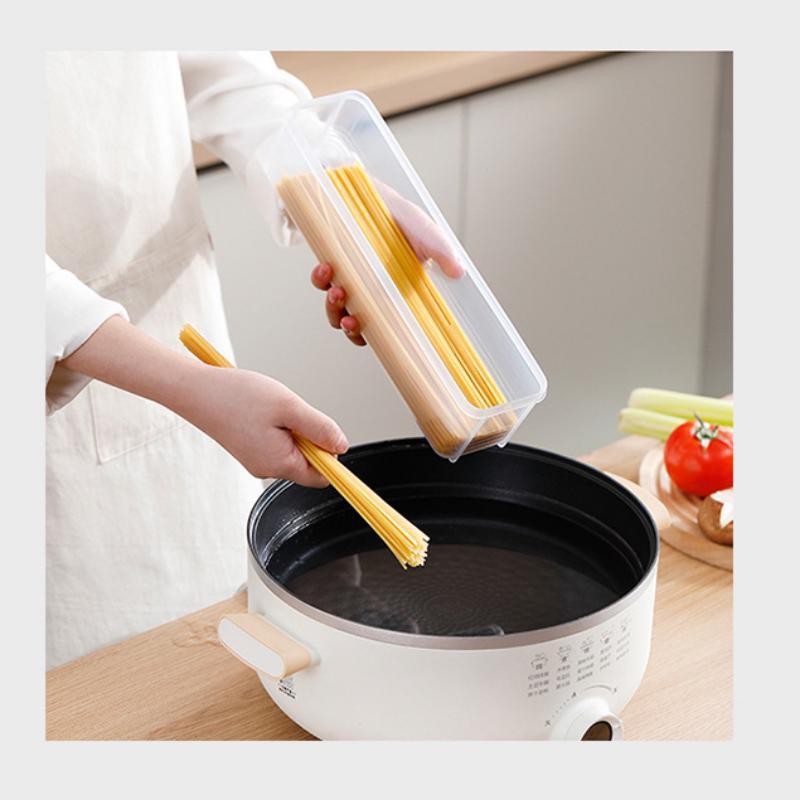 Kitchen Noodle Spaghetti Container Household Cereal Preservation Storage Box with Cover Spaghetti Box Kitchen Food Container XYZ