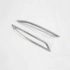 Chrome 2PCS Rear Fog Lamp Light Cover Trim For Tesla Model Y 2020 2021 2022