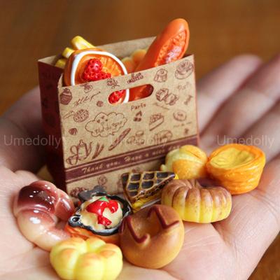 1:6 Scale Simulation Mini Bread Baguette Miniature Dollhouse Bakery Food for Blyth BJD Doll Kitchen Accessories