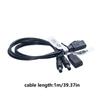 USB C To Double 5.5x2.1mmDC Power Cable 9V 12V 3A For LED Lights Router Fan Speaker Charging
