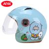Certified Kids Motorcycle Helmet Electric Scooters ABS Half Safe Lightweight Cartoon Design