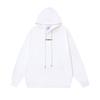 1237 Off-White 2025 Autumn and Winter New OW Three-dimensional Square Arrow Pattern Men's and Women's Hooded Sweatshirt