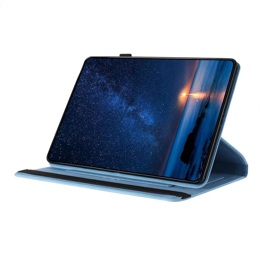 Tablet Case for Samsung Galaxy Tab S6 Lite (2024)/(2022)/(2020) Rotating Stand Solid Color PU Leather Cover