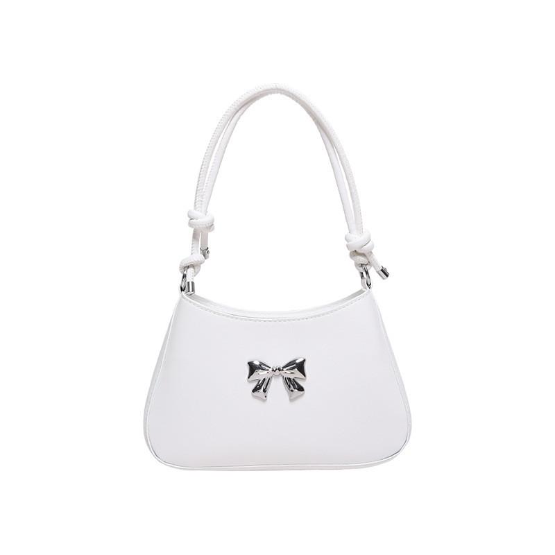Elegant Bowknot Handheld Small Square Bag For Women In Chic Casual Style For Daily Use