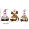 Tabletop Doll Santa Claus Doll Realistic Christmas Elk Plush Toy  Christmas Atmosphere