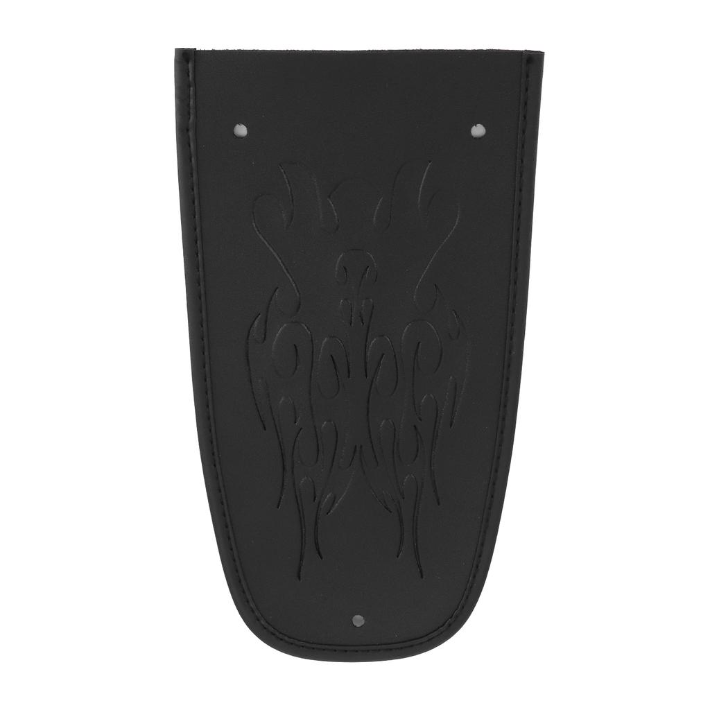 Motorcycle Bib Cover Artificial Leather Decorative Pad Flame Pattern Fit for XL 883 1200 48