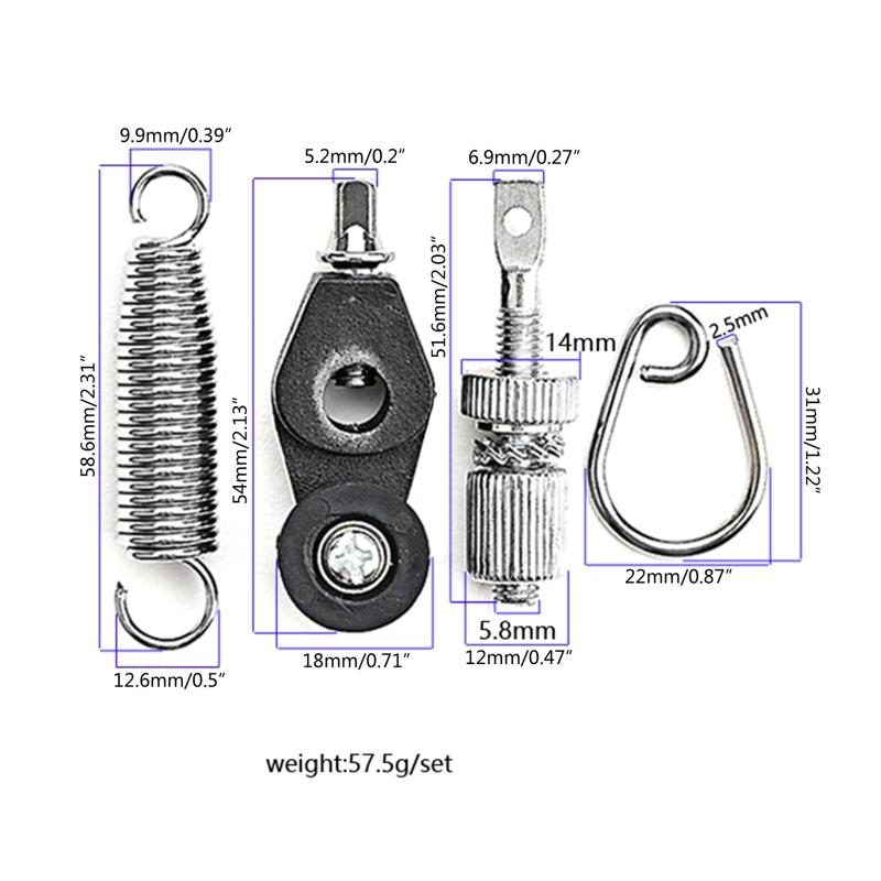 Bass Drum Foot Pedal Spring Cam Tensioner Percussion Instrument Replacement Part