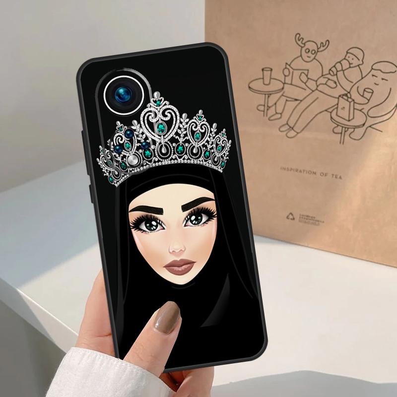 Muslim Islamic Girls Arabic Hijab For Honor Magic 7 Lite 5 6 8 Pro Case For Honor 400 200 90 70 50 X8c X8b X9a X9b X9c X9d Win