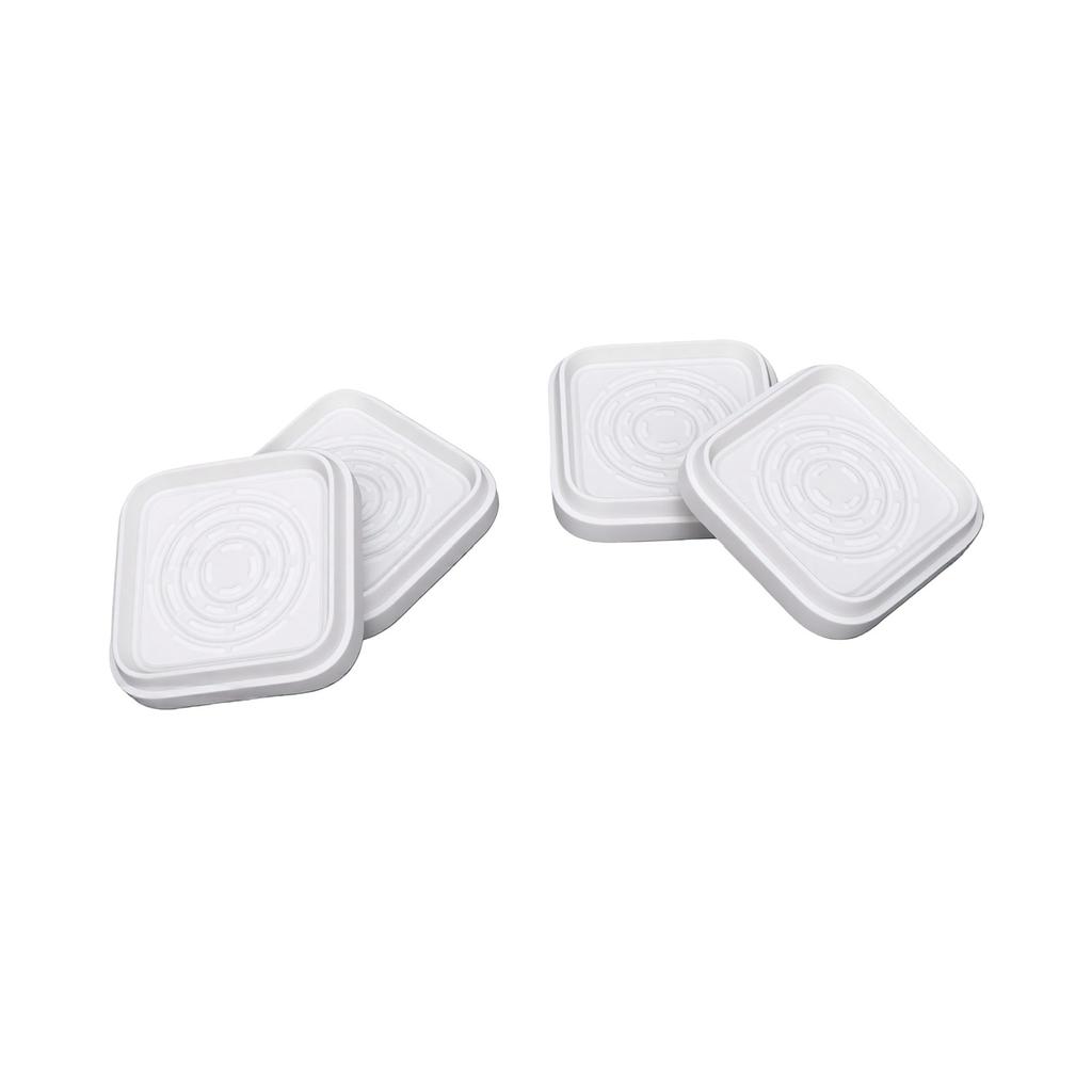 4PCS Bed Risers and Furniture Risers Adjustable Raising Blocks Universal for Washing Machines Refrigerators Silent Type