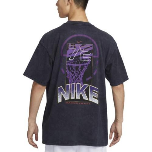 Nike Men's Casual Cotton Loose-Fit Black T-Shirt