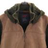 BOB made in Italy Faux suede switching Knit jacket M Brown Men's Used