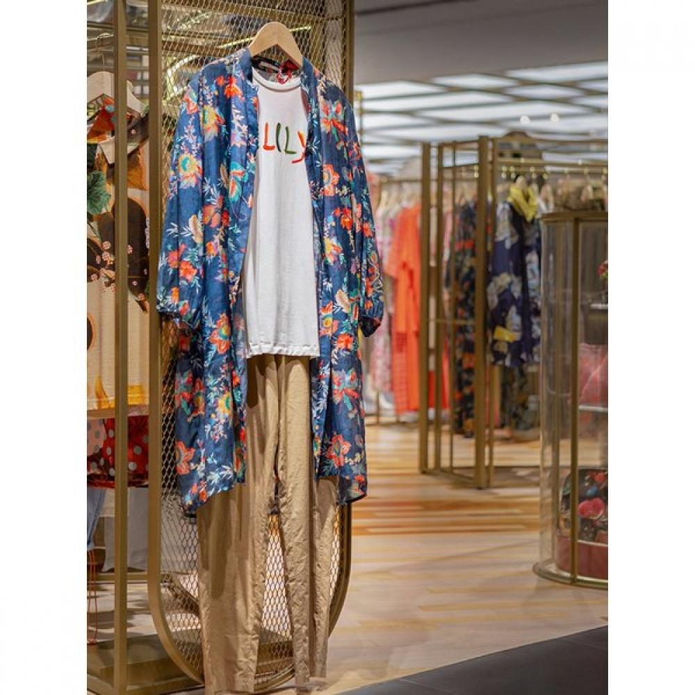 

Oilily Long Blouse Pattern Ow9sgbl031 Blue (59)/42(88)