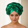 African Turban Cap Headdress Women Headtie Hat Hair Accessories Arab Wrapped Muslim Hijab