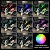 137.8 inch Car Door Frame Ambient Light LED Symphony RGB Atmosphere Decoration Lamp App Control USB Plug Acrylic Strip for SUV