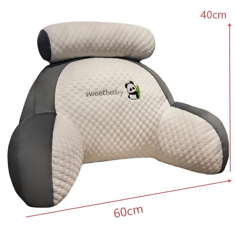Adjustable Reading Pillow Ergonomic Back Support Cushion 1PC Washable Cover Lumbar Pillow for Bed Sofa Floor Home Use