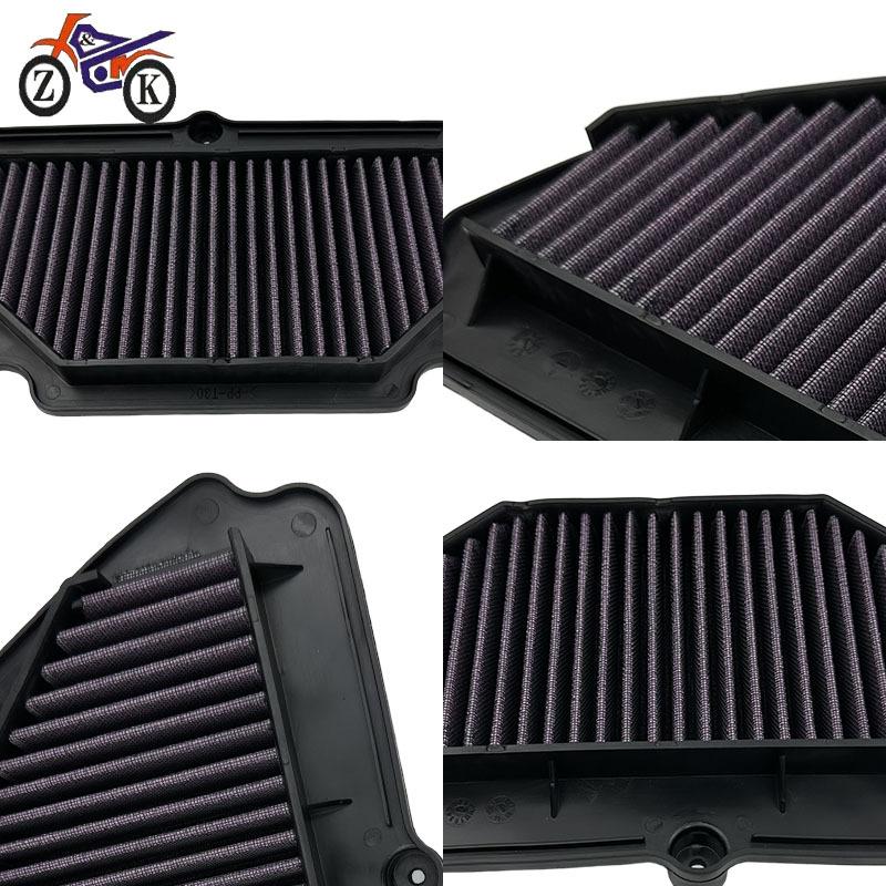 Ninja ZX-6R Motorcycle Air Filter For Kawasaki Ninja ZX6R ZX636 ZX636F ZX636E ZX600R ABS Air Intake Filter Element 11013-0036