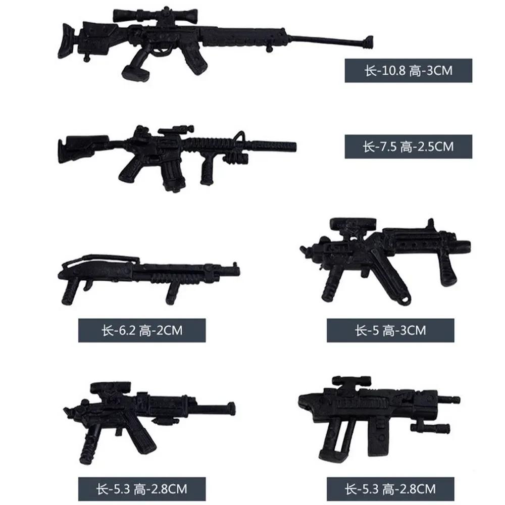 6/12Pcs Warrior Elite Force Military Action Figure Playthings with Weapons 10cm Terrorist SWAT Team Soldiers for Children Playing Present