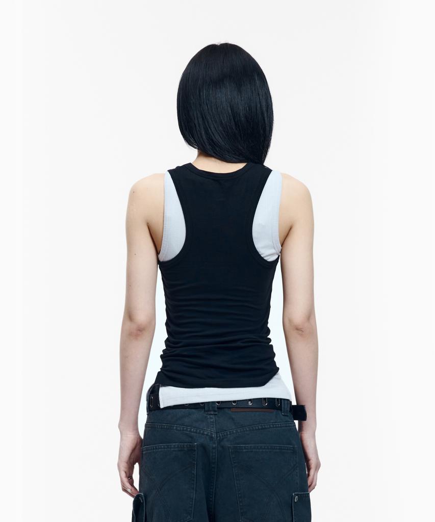AAKAM 2-Piece Layered Sleeveless (Black)