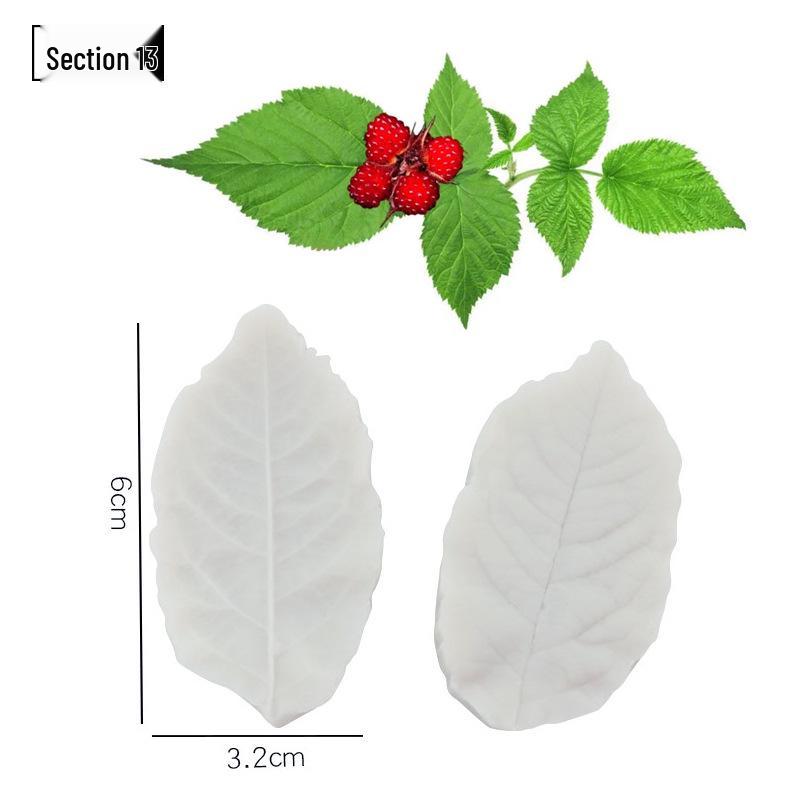 Blütenblatt Silikon Fondant Form Set - Lebensmittelqualität für Baum- und Blumenprägung.