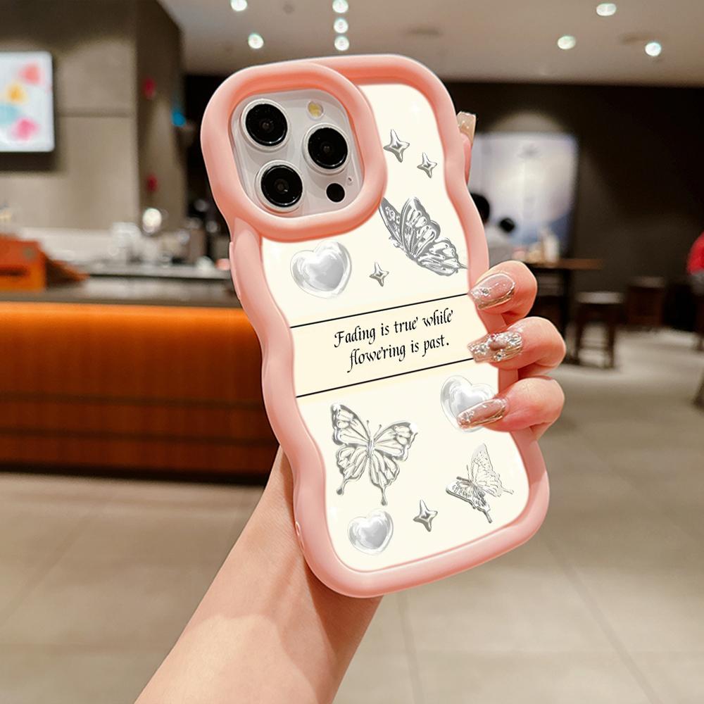 

Мягкий чехол для телефона Macaron из ТПУ для Xiaomi Poco X3 X5 X6 M6 Redmi 13C Redmi Note 11 12 13 Pro 11s 12s, чехол Ae67 с бабочкой и цветком, милый мультяшный арт-дизайн Redmi Note 13 Pro Plus