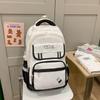 Stylish New College Student Backpack, Simple High-value Backpack, Girls' Large-capacity Junior High School Student Schoolbag
