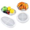 Multifunction Crystal Epoxy Resin Storage Plate Mold for Diy Handmade Fruit Tray