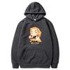 Women's Long Sleeves Anime Demon Slayer Kimetsu No Yaiba Cute Rengoku Kyoujurou Printing Hoodies Unisex Autumn Winter Fleece Swe