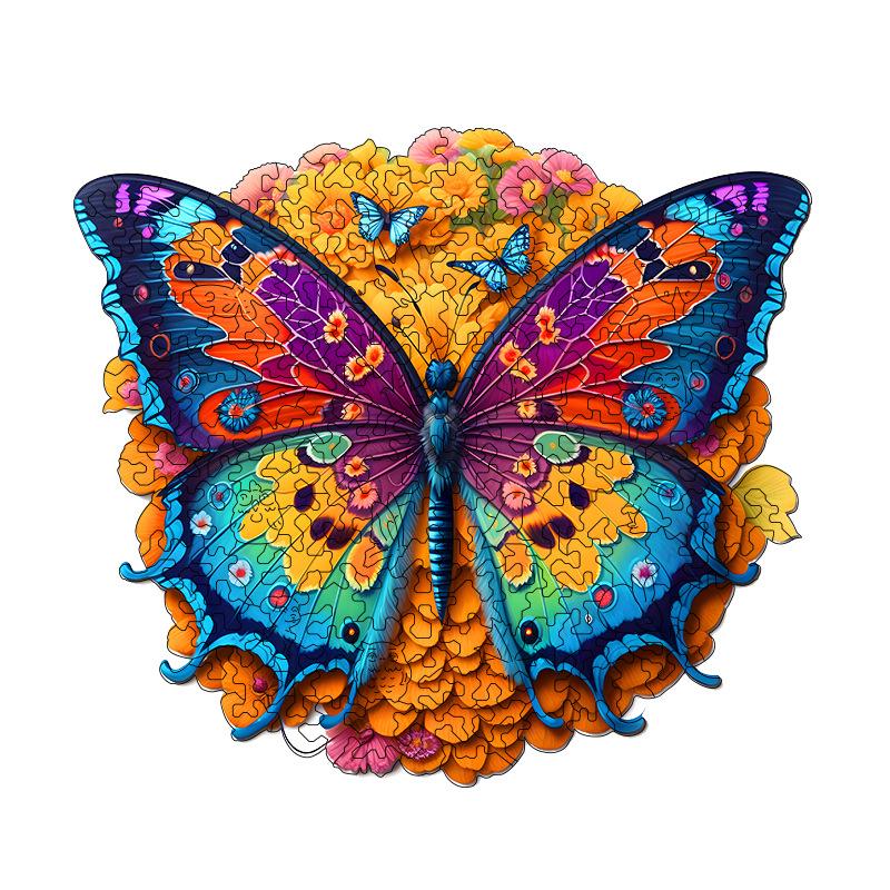 Special-Shaped Animal Wooden Puzzle Irregular 3D Three-Dimensional Toy
